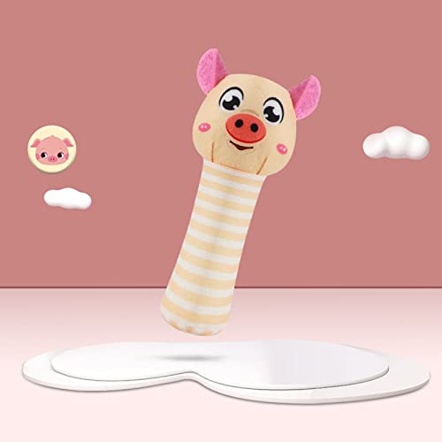 Kinderspielzeug Lernspielzeug Sensory Toys Stuffed Pädagogisches Pair Babyrassel Rasselspielzeug Funny Shape Toy Handrassel für Babys Plüsch ab 0+ MonatenBaby Unisex Greif Baby (E, One Size) von Generisch
