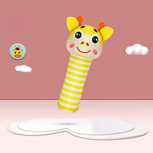 Kinderspielzeug Lernspielzeug Sensory Toys Stuffed Pädagogisches Pair Babyrassel Rasselspielzeug Funny Shape Toy Handrassel für Babys Plüsch ab 0+ MonatenBaby Unisex Greif Baby (F, One Size) von Generisch