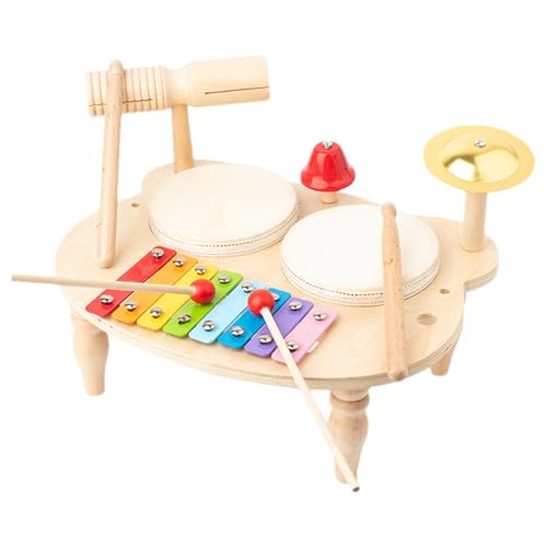 Kindertrommelkit, Kindertrommel -Set | 7-in-1 Vorschule Musical Toys - Xylophon Drum Kit, Spaß beim Spielen von Rhythmus-Beat-Aktivitäten für Kinder im Alter von 1 bis 3 Jahren Kindertrommelkit, Kindertrommel -Set | 7-in-1 Vorschule Musical Toys - Xylophon Drum Kit, Spaß beim Spielen von Rhythmus-Beat-Aktivitäten für Kinder im Alter von 1 bis 3 Jahren von Generisch