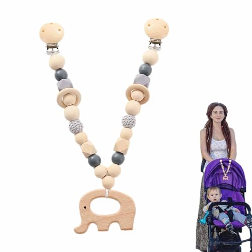 Kinderwagen -Anhängerspielzeug, Kinderwagenspielzeug, Sensorisches Kinderwagen -Spielzeugholzkette Charm, Pram Accessoires -Kette für Kinder, Kleinkind, Kinder, und Mädchen Sinnes Spaß Kinderwagen -Anhängerspielzeug, Kinderwagenspielzeug, Sensorisches Kinderwagen -Spielzeugholzkette Charm, Pram Accessoires -Kette für Kinder, Kleinkind, Kinder, und Mädchen Sinnes Spaß von Generisch