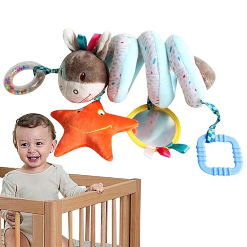 Kinderwagen für Autositz Spielzeug, Kinderwagen Aktivitätsspielzeug - Baby sensorisches Plüsch mit Klingelglocke,Wickelplüschglocke für Kinderwagen, Autositz und Kinderbett, leuchtende Farben für Kinderwagen für Autositz Spielzeug, Kinderwagen Aktivitätsspielzeug - Baby sensorisches Plüsch mit Klingelglocke,Wickelplüschglocke für Kinderwagen, Autositz und Kinderbett, leuchtende Farben für von Generisch