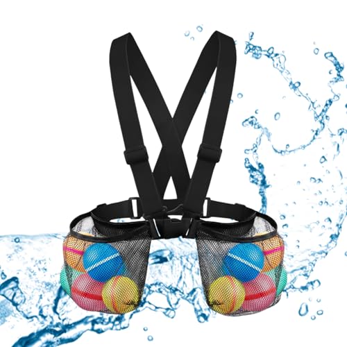 Kinderwasserballonjacke, Wasserballon Jacke Aufbewahrungstasche - Outdoor -Wasserkugeln Netzbeutel Spielzeug | Schultergurt Design Kinderspielzeug für Schwimmbad, Park, Garten Kinderwasserballonjacke, Wasserballon Jacke Aufbewahrungstasche - Outdoor -Wasserkugeln Netzbeutel Spielzeug | Schultergurt Design Kinderspielzeug für Schwimmbad, Park, Garten von Generisch