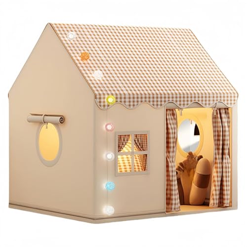 Kinderzelt, Indoor Safe Playhouse, Prinzessin Zelt Großes Spielhaus Kinderschloss Spiel, Geburtstag für Jungen und Mädchen,Grey Kinderzelt, Indoor Safe Playhouse, Prinzessin Zelt Großes Spielhaus Kinderschloss Spiel, Geburtstag für Jungen und Mädchen,Grey von Generisch