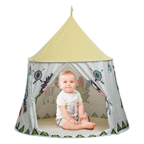 Kinderzelt Indoor - Kinderspielhaus | Spielen Zelt | Kleinkindschloss für das Play | Kinderzelten Playhouse für und Mädchen Geburtstag, Babys Indoor & Outdoor Nutzung gespieltes Zent Kinderzelt Indoor - Kinderspielhaus | Spielen Zelt | Kleinkindschloss für das Play | Kinderzelten Playhouse für und Mädchen Geburtstag, Babys Indoor & Outdoor Nutzung gespieltes Zent von Generisch