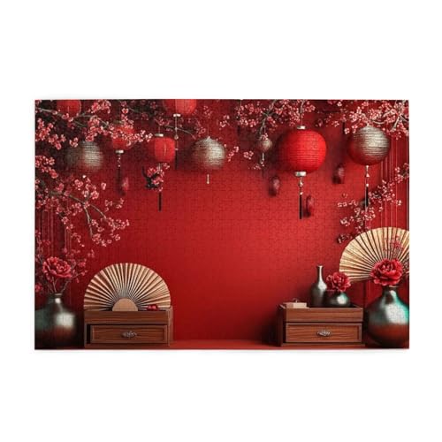 Kirschblüten und Laternen 1000 Teile Puzzles für Erwachsene Holzpuzzles für Erwachsene Geschenke Heimdekoration Kirschblüten und Laternen 1000 Teile Puzzles für Erwachsene Holzpuzzles für Erwachsene Geschenke Heimdekoration von Generisch