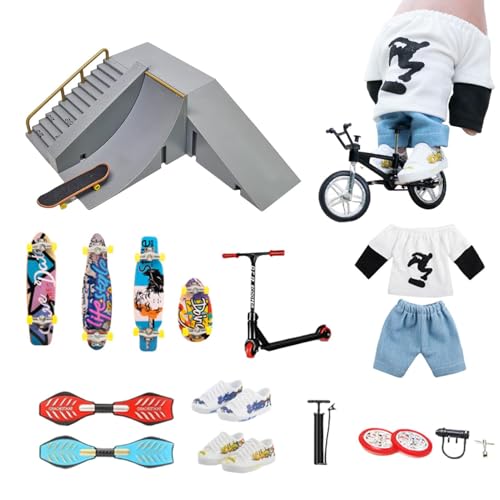 -Kit, Mini-Finger-Skateboards Kinder-Griffbretter, Fingerspielzeug Hand-Skateboard-Partygeschenke, Kreative Geburtstag von Generisch