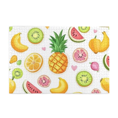 Kiwi, Ananas und Wassermelone, 1000 Teile Puzzle für Erwachsene, Holzpuzzles für Erwachsene, Geschenke, Heimdekoration Kiwi, Ananas und Wassermelone, 1000 Teile Puzzle für Erwachsene, Holzpuzzles für Erwachsene, Geschenke, Heimdekoration von Generisch