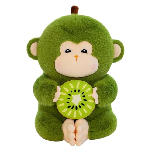 Kiwi Monkey Plüschspielzeug - Weiche und kuschelige, gefüllte Tier, realistisches Design detaillierter Merkmale | Leichte langlebige Stoff kompakte Größe perfekte Kinder Kleinkinder Sammler Ideales G von Generisch