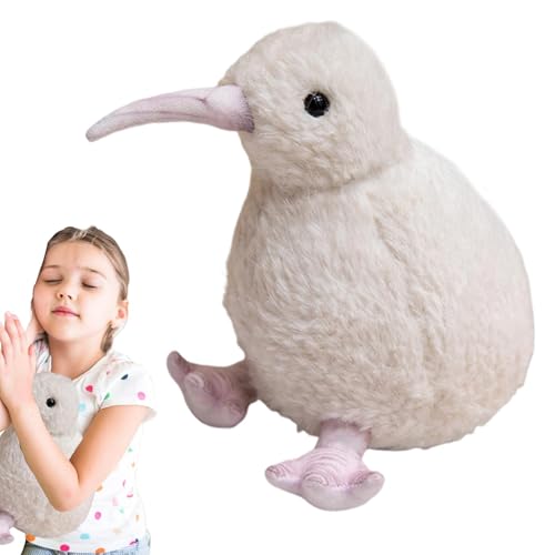 Kiwi-Vogel-Puppe, Kiwi-Vogel-Plüschtiere | Tier Kiwi Vogel Stoffpuppe,Realistisches süßes weiches Vogelspielzeug, Kiwi-Plüschpuppen-Plüschtier für Desktop, Tisch, von Generisch