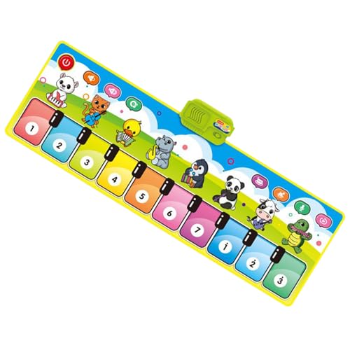 Klaviermatte 110 X 36 cm Musikmatte ABS Bodenspielmatte Early Learning Electronic Toys Musical Teppich Elektronische Tanzmatte Elektronikmusik Teppich Mit Mehreren Instrumentenmodi von Generisch