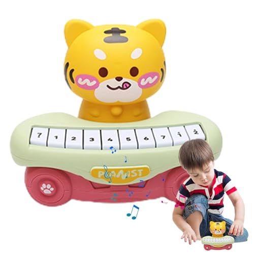 Klavierspielzeug -Tastatur für Kinder, Kinderspielzeug Klavier -Tastatur,Elektronisches Klavierspielzeug mit Tierdesign | Interaktives Instrumentspiel mit farbenfrohen Lichtern für Mädchen Klavierspielzeug -Tastatur für Kinder, Kinderspielzeug Klavier -Tastatur,Elektronisches Klavierspielzeug mit Tierdesign | Interaktives Instrumentspiel mit farbenfrohen Lichtern für Mädchen von Generisch