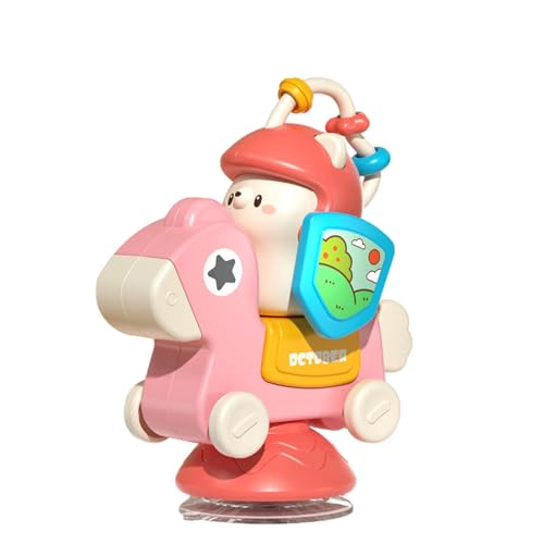 Klebriger Spinner High Stuhl Aktivitätsspielzeug, Hochstuhlaktivitätsspielzeug - Saugnapfbecher -Cartoon -Entwicklungsschale Spielzeug für Hochstuhl | Baby -Zahnen Kauentisch Spinner für Auto & Kinder von Generisch