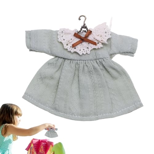 Kleider Für Kleine Puppen - Plüschpuppen Bekleidung Zum Verkleiden | Weiche Stoffkleidung Für Puppenhaus, Stilvolle Outfits Für Mädchen & von Generisch