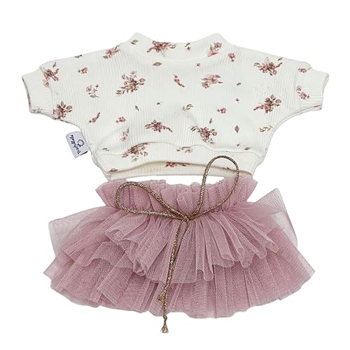 Kleiderset für Puppen – Kleidung für Puppen 28-32 cm, inklusive Dunkelpink Rock und Pullover, Puppenzubehör, Spielzeug für kleine Kinder, modisches Outfit für Puppenliebhaber Kleiderset für Puppen – Kleidung für Puppen 28-32 cm, inklusive Dunkelpink Rock und Pullover, Puppenzubehör, Spielzeug für kleine Kinder, modisches Outfit für Puppenliebhaber von Generisch