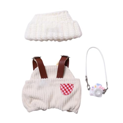 Kleidung für 17 cm Labubu Puppen, Kuscheltier Bekleidung Set Outfit Zubehör für 17cm Labubu Plush Toy, Puppenzubehör, Süße Puppe Klamotten Puppenkleidung für Labobo Puppen Kinder Geschenke (J1) Kleidung für 17 cm Labubu Puppen, Kuscheltier Bekleidung Set Outfit Zubehör für 17cm Labubu Plush Toy, Puppenzubehör, Süße Puppe Klamotten Puppenkleidung für Labobo Puppen Kinder Geschenke (J1) von Generisch