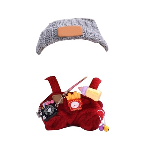 Kleidung für 17 cm Labubu Puppen, Kuscheltier Bekleidung Set Outfit Zubehör für 17cm Labubu Plush Toy, Puppenzubehör, Süße Puppe Klamotten Puppenkleidung für Labobo Puppen Kinder Geschenke (H1) Kleidung für 17 cm Labubu Puppen, Kuscheltier Bekleidung Set Outfit Zubehör für 17cm Labubu Plush Toy, Puppenzubehör, Süße Puppe Klamotten Puppenkleidung für Labobo Puppen Kinder Geschenke (H1) von Generisch