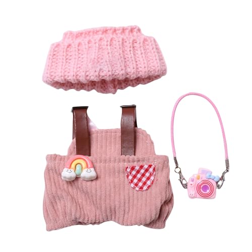 Kleidung für 17 cm Puppen, Kuscheltier Bekleidung Set Outfit Zubehör für 17cm Plush Toy, Puppenzubehör, Süße Puppe Klamotten Puppenkleidung für Puppen Kinder Geschenke (I1) von Generisch