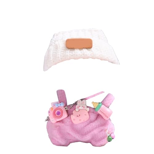 Kleidung für 17 cm Puppen, Kuscheltier Bekleidung Set Outfit Zubehör für 17cm Plush Toy, Puppenzubehör, Süße Puppe Klamotten Puppenkleidung für Puppen Kinder Geschenke (D1) von Generisch