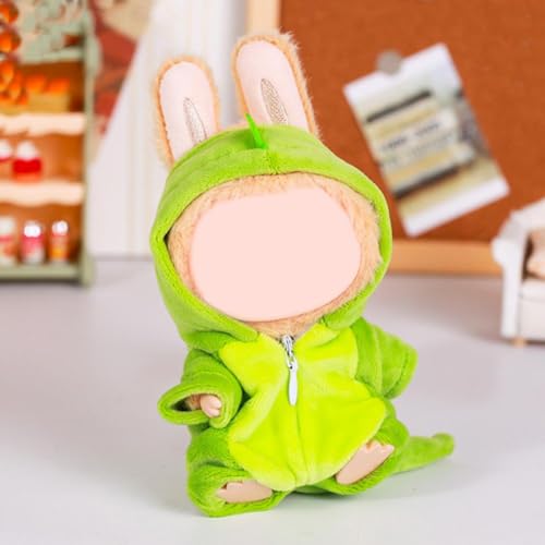 Kleidung für Labu, Kleidung für 17 cm Puppen-Outfit, Persönlichkeit entzückende Puppen-Kleidungszubehör, niedliche Plüschkleidung für La Bu-Puppe Junge und Mädchen für beste Geschenke, keine Puppe Kleidung für Labu, Kleidung für 17 cm Puppen-Outfit, Persönlichkeit entzückende Puppen-Kleidungszubehör, niedliche Plüschkleidung für La Bu-Puppe Junge und Mädchen für beste Geschenke, keine Puppe von Generisch