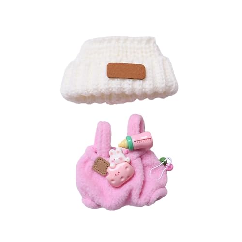 Kleidung für Puppe,Persönlichkeit Adorable Puppen Kleidung,Bekleidung für 17cm Plüsch Puppenkleidung Zubehör Geeignet für alle Puppen 17 cm (A) von Generisch