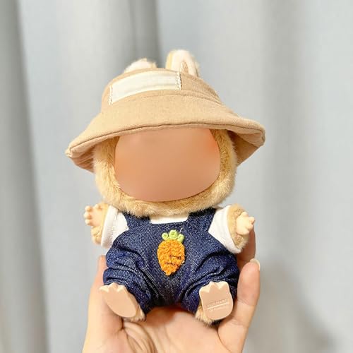 Kleidung für Puppe (NO Puppe) Häkeln Premium-Outfit mit Zubehör Stilvolle Kuscheltier Outfit nur Bekleidungs Zubehör Plush Pullover Hoodie Bekleidung DIY Kinder Geschenke von Generisch