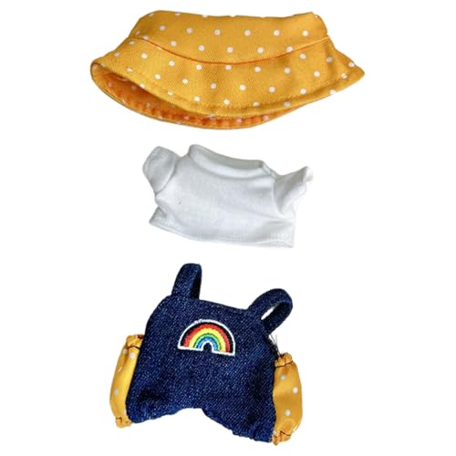 Kleidung für Puppen, bezauberndes Outfit-Set für 17 cm große Designer-Kleidung, Accessoires für Puppen, 17 cm große Accessoires, Outfits, schickes Puppenkleidungs- und DIY Handwerk Für (Yellow, A) Kleidung für Puppen, bezauberndes Outfit-Set für 17 cm große Designer-Kleidung, Accessoires für Puppen, 17 cm große Accessoires, Outfits, schickes Puppenkleidungs- und DIY Handwerk Für (Yellow, A) von Generisch