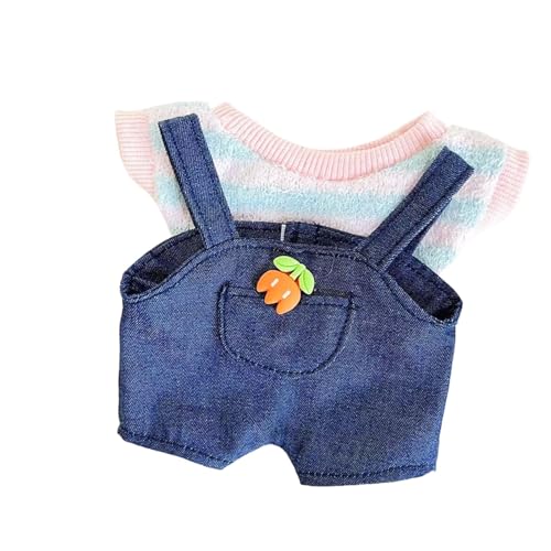 Kleidungsset - Kleidung, Mädchenpuppe Clown zum Springen Overall | gefälschte Puppenkostüme, Kinder Erwachsene geben vor, Kostüme für Sammlerpuppen für Kinder von Generisch