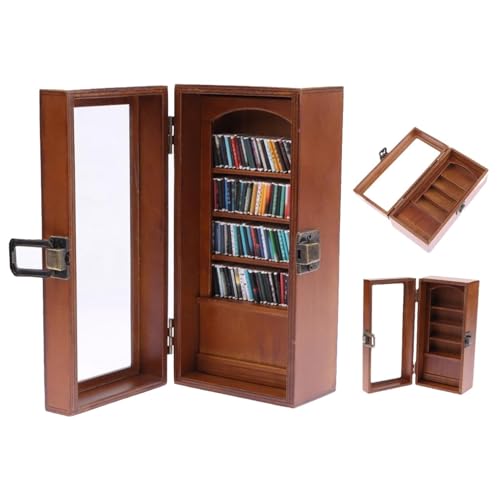 Kleine Bücher-Vitrine, Buchbox, handgefertigte Buchvitrine, kreativer Stressabbau, kleines Bücherregal für Zuhause, Wohnzimmer, Dekoration Kleine Bücher-Vitrine, Buchbox, handgefertigte Buchvitrine, kreativer Stressabbau, kleines Bücherregal für Zuhause, Wohnzimmer, Dekoration von Generisch