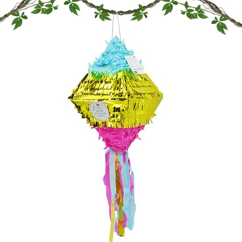 Kleine Karnevals-Piñata,Kleine Pinata für Geburtstagsfeierzubehör -Candy Banging Party Favors Sommerthema Geburtstagsfeier, bunte Streusel Partydekorationen von Generisch