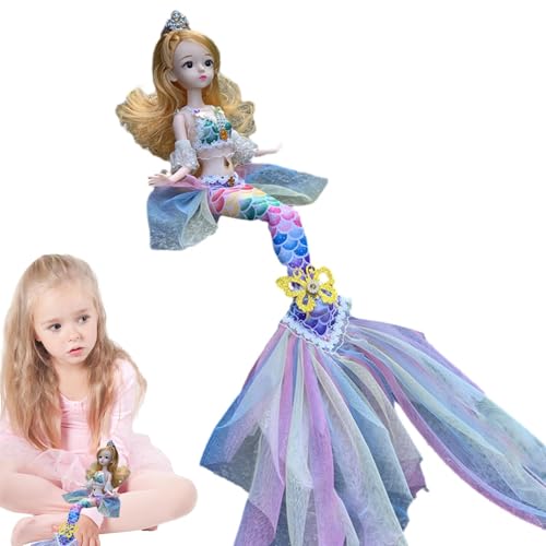 Kleine Meerjungfrau Spielzeug - Vom Film Inspirierte Klassische Modepuppe Prinzessin | Kleine Meerjungfrau-Puppe, Beweglich Und Exquisit Für Geburtstags- Und Kindertagsgeschenke Kleine Meerjungfrau Spielzeug - Vom Film Inspirierte Klassische Modepuppe Prinzessin | Kleine Meerjungfrau-Puppe, Beweglich Und Exquisit Für Geburtstags- Und Kindertagsgeschenke von Generisch
