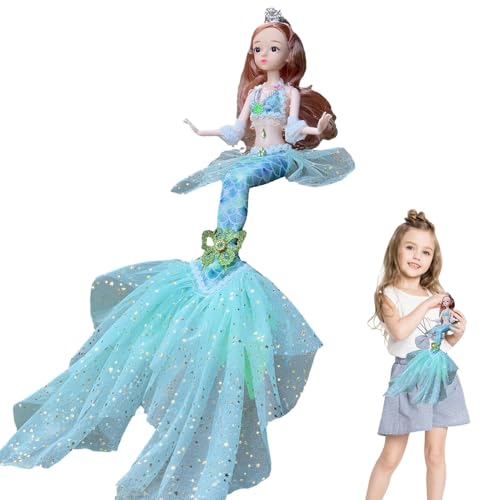 Kleine Meerjungfrau Spielzeug - Vom Film Inspirierte Klassische Modepuppe Prinzessin | Kleine Meerjungfrau-Puppe, Beweglich Und Exquisit Für Geburtstags- Und Kindertagsgeschenke Kleine Meerjungfrau Spielzeug - Vom Film Inspirierte Klassische Modepuppe Prinzessin | Kleine Meerjungfrau-Puppe, Beweglich Und Exquisit Für Geburtstags- Und Kindertagsgeschenke von Generisch