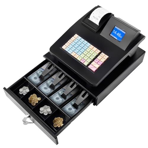Kleine Registrierkasse, tragbare Registrierkasse - Multifunktionaler Geldzählautomat,Registrierkassenschublade, Registrierkassensystem für kleine Unternehmen Kleine Registrierkasse, tragbare Registrierkasse - Multifunktionaler Geldzählautomat,Registrierkassenschublade, Registrierkassensystem für kleine Unternehmen von Generisch