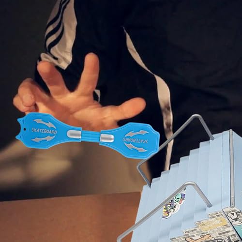 Kleine Skateboards für Finger, tragbarer Skateboardfinger | Fingerspitzen -Bewegung Skateboards Spielzeug - Kreative tragbare Spielzeuge Teenager Erwachsene Kids Kids Strocking Stuffers für Kindertag von Generisch