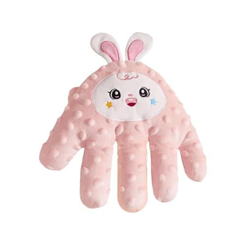 Kleiner Mann. Einschlafhilfe – Automatische Patscher-Hand – Kuscheltier mit Beruhigendem Klopfen – Ideal bei Einschlafproblemen & 3-Monats,Kissen Hug,Beruhigende Babyhandfläche (B) von Generisch