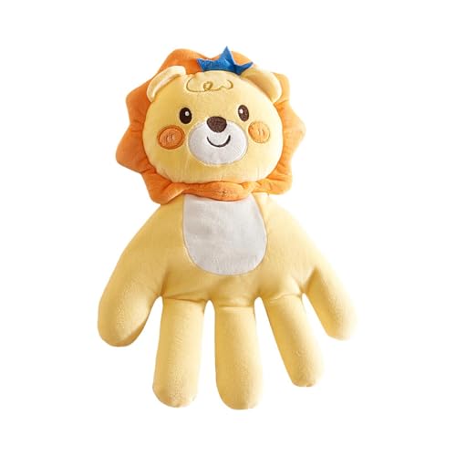 Kleiner Mann. Einschlafhilfe – Automatische Patscher-Hand – Kuscheltier mit Beruhigendem Klopfen – Ideal bei Einschlafproblemen & 3-Monats (Tier-Design，Viele Tierbilder zur Auswahl),Kissen Hug (E) von Generisch