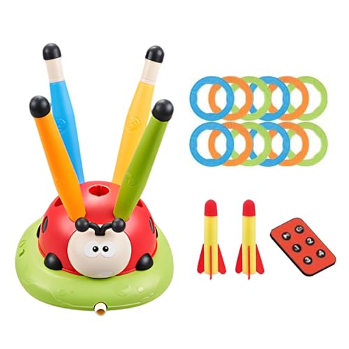 Kleinkind -Aktivitätsspielzeug - Jump Toss Ladybug -Spiel, Outdoor Rocket Launcher Set | Fern-kontrolliertes Playset-Zubehör, Gartengebrauch Mit Körperlichen Entwicklungsspielen Für Kinder Mädc Kleinkind -Aktivitätsspielzeug - Jump Toss Ladybug -Spiel, Outdoor Rocket Launcher Set | Fern-kontrolliertes Playset-Zubehör, Gartengebrauch Mit Körperlichen Entwicklungsspielen Für Kinder Mädc von Generisch