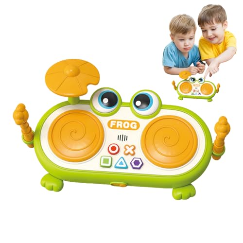 Kleinkind Musikspielzeug - Musikinstrumente Für Kleinkinder - Rhythmus-Set Mit Frosch-Design Für , Mädchen Und Kinder Kleinkind Musikspielzeug - Musikinstrumente Für Kleinkinder - Rhythmus-Set Mit Frosch-Design Für , Mädchen Und Kinder von Generisch