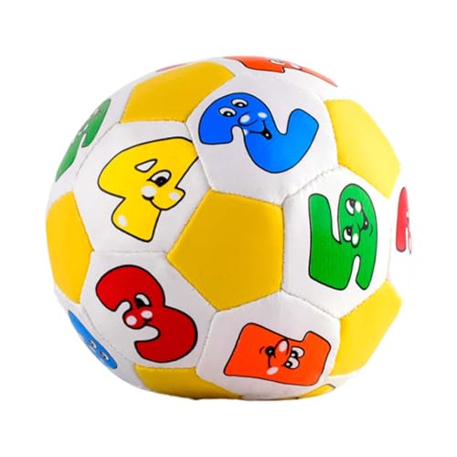 Kleinkind Spielzeugball - Farbnummer Learning Ball | Soft Play Activity Sphere | Bunte kleine Fußballbälle für Kinder im Innenbereich im Freien im Schlafzimmer, im Wohnzimmer, im Garten Kleinkind Spielzeugball - Farbnummer Learning Ball | Soft Play Activity Sphere | Bunte kleine Fußballbälle für Kinder im Innenbereich im Freien im Schlafzimmer, im Wohnzimmer, im Garten von Generisch
