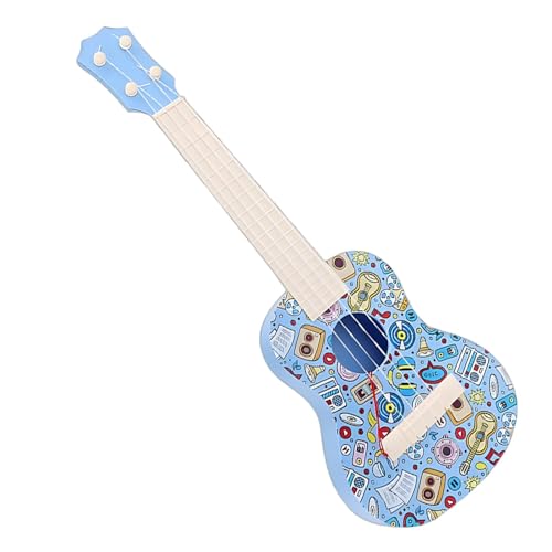 Kleinkindgitarre, Kindergitarrenspielzeug, Kindergitarrenspielzeug, Ukulele-Spielzeug für Jungen, Musikinstrumente, Lernspielzeug für Kinder, Gitarrenspielspielzeug für Kleinkinder von Generisch