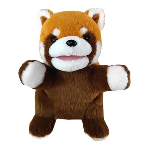 Kleinkindhandpuppen, Cartoon Animal Hand Doll Spielzeug, Kinderspieltierart Puppet -Set, tragbar, leicht, 17x14x25cm/6.69x5,51x9.84, für Kinder und Mädchen von Generisch