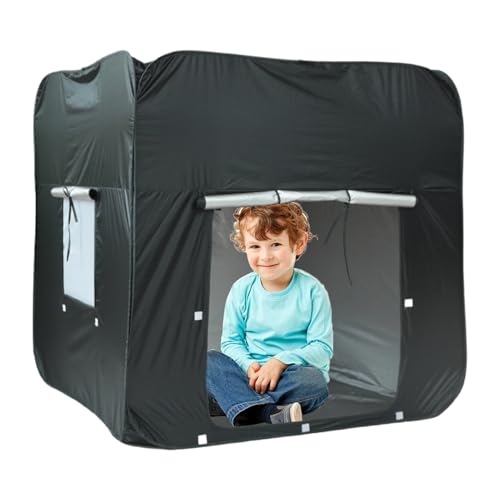 Kleinkindspielhaus - faltbares Spielzelt im Freien, sensorisches Gehäuse für Kinder, Leichtes Abenteuer Fort | Pop -up -Kuschelbox -Struktur, Gartenrasse Eckretreat, kreatives Hideaway -Spielzelt Kleinkindspielhaus - faltbares Spielzelt im Freien, sensorisches Gehäuse für Kinder, Leichtes Abenteuer Fort | Pop -up -Kuschelbox -Struktur, Gartenrasse Eckretreat, kreatives Hideaway -Spielzelt von Generisch