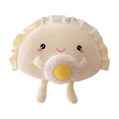 Knödel Kissen Gefüllte Lebensmittel Spielzeug Cartoon Nette Knödel Kissen Spielzeug Ei Knödel Geburtstagsspecial Plüsch (A, One Size) von Generisch