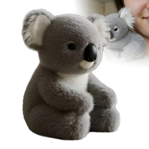 Koaly Ai Plush – Ultraweicher lebensechter Begleiter zum Stressabbau, realistisches Koala-Spielzeug zur emotionalen Unterstützung, 15 cm von Generisch