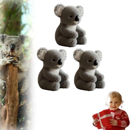 Koaly Kuschelkoala, Koaly AI Plüsch Gewichtetes Plüschtier für emotionale Unterstützung, Therapeutisches Spielzeug für Kinder/Erwachsene, Schlafen Reise Geburtstag Familie (3 pcs) von Generisch