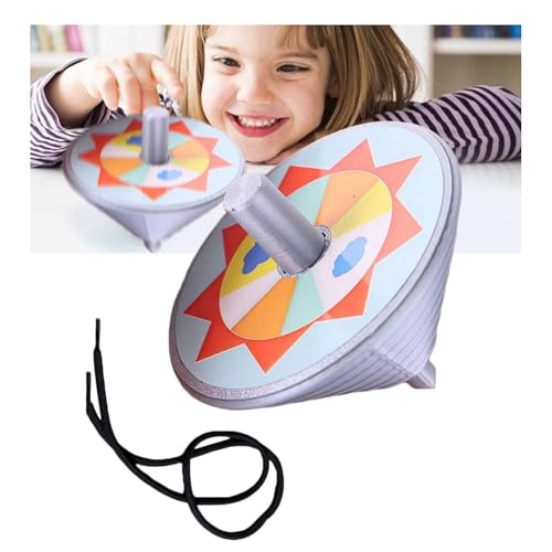 Korean Spin Tops, Korean Traditional Rotating Top Play Game, 3D Printed Paeng-y Spinnings Top, Korean Spinner Top Fun Games, Korean Desktop Folk Game Set, Gyroscope Flying Motion Family Travel Game von Generisch
