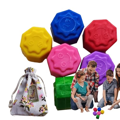Korean Traditional Jack, Traditional Pebbles Stone Set, 0.79 Inches Hand-Eye Coordination Training Toy, Vivid Color Family Travel Games, Fun for Family and Adults Korean Traditional Jack, Traditional Pebbles Stone Set, 0.79 Inches Hand-Eye Coordination Training Toy, Vivid Color Family Travel Games, Fun for Family and Adults von Generisch