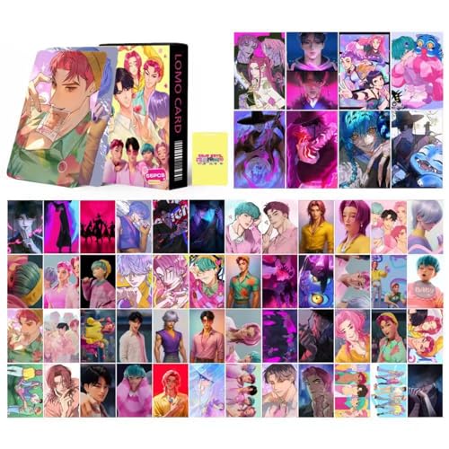 𝑲𝒑𝒐𝒑 𝑫𝒆𝒎𝒐𝒏 𝑯𝒖𝒏𝒕𝒆𝒓𝒔 Cards Photo Card Set Karten Fotokarten Huntrix Fotokartenset Geburtstags Geschenk Kinder Grußkarte mit Postkarten Box von Generisch