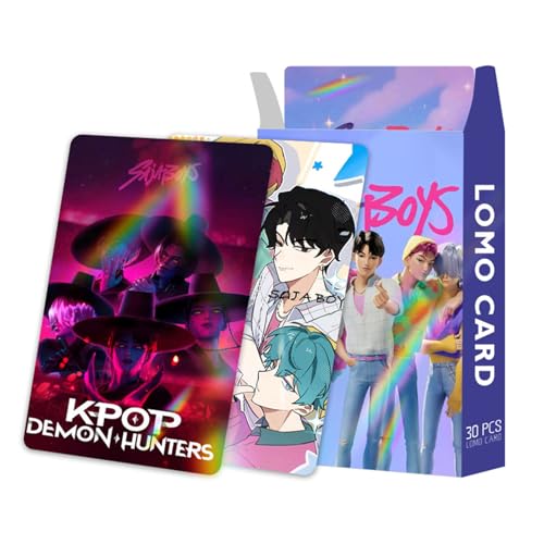 𝑲𝒑𝒐𝒑 𝑫𝒆𝒎𝒐𝒏 𝑯𝒖𝒏𝒕𝒆𝒓𝒔 Cards Photo Card Set Karten Fotokarten Huntrix Fotokartenset Geburtstags Geschenk Kinder Grußkarte mit Postkarten Box von Generisch