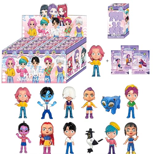 Kpop Demon Hunters Figuren Kpop Demon Hunters Figure Rumi Mira Zoey Tiger Birds Spielzeugfiguren HUNTR/X Puppen Figur Kpop Merchandise Geschenke für Cartoon Fan 16PCS C02 Kpop Demon Hunters Figuren Kpop Demon Hunters Figure Rumi Mira Zoey Tiger Birds Spielzeugfiguren HUNTR/X Puppen Figur Kpop Merchandise Geschenke für Cartoon Fan 16PCS C02 von Generisch