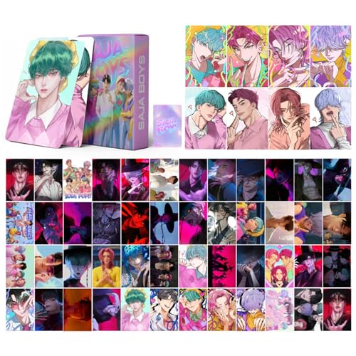 𝐊𝐩𝐨𝐩 𝐃𝐞𝐦𝐨𝐧 𝐇𝐮𝐧𝐭𝐞𝐫𝐬 Lomo Cards Kpop Karten Fotokarten Saja Boys Huntrix K-pop Rumi Mira Zoey Jinun Fotokartenset Geburtstagsgeschenk für Fans 55PCS A07 von Generisch